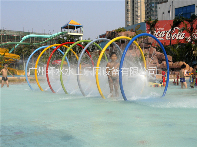 七彩雨廊噴水